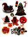 Christmas Cookies Fused Glass Art Pattern Book Instructional by Mari Stein Santa, Christmas Stocking, Christmas Bell with Holly, Candy Cane, Angel, Christmas Tree, Joy, Present, Christmas Candle, Snowman Star Christmas, Christmas Tree Stare, Wreath Christmas Cookie, Noel Christmas, Striped Christmas, Zig Zag Christmas Cookie, Sleigh Christmas Cookie, Ginger Bread Christmas, Gingerbread House 3 D, Little Chapel 3 D Christmas Happy Glass Art Supply www.happyglassartsupply.com