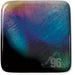 Black Opalescent Rainbow Iridescent System96 Oceanside Compatible™ Medium Frit Coe96 at www.happyglassartsupply.com