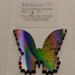 CBS Dichroic PreCut Shape Beautiful Butterfly from the Beautiful Butterflies Pack Dichro on Thin Black Oceanside Compatible System 96 Coatings by Sandberg Oceanside Compatible System 96 Coe96 Fusible Glass Coe 96 Happy Glass Art Supply www.HappyGlassArtSupply.com