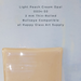 0034-50  Light Peach Cream, Opalescent Thin-rolled 2mm,  Fusible Coe 90 Bullseye Compatible Sheet Glass   Coe 90, Coe90  BE Bullseye Compatible Happy Glass Art Supply www.HappyGlassArtSupply.com
