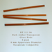 Dark Amber Transparent RT-111-96 Glass Rods Coe96 Oceanside Compatible™ System 96® Glass Fusion Glass Fusing Warm Glass Glass Rods for Beadwork Bead Making Mosaic dots Happy Glass Art Supply www.happyglassartsupply.com