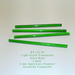 Light Green Transparent RT-121-96 Glass Rods Coe96 Oceanside Compatible™ System 96® Glass Fusion Glass Fusing Warm Glass Rods for Beadwork Bead Making Mosaic dots Happy Glass Art Supply www.happyglassartsupply.com