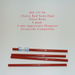 Cherry Red Semi-Opal RO-151-96 Glass Rods Coe96 Oceanside Compatible™ System 96® Glass Fusion Glass Fusing Warm Glass Opalized Opalescent Glass Rods for Beadwork Bead Making Mosaic dots Happy Glass Art Supply www.happyglassartsupply.com
