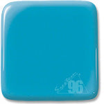 Turquoise Blue Opal Opalescent System96 Oceanside Compatible™ Coe96 Fusible Glass Powder Frit Happy Glass Art Supply www.happyglassartsupply.com