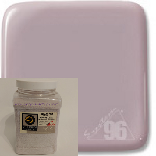 F2-2402-96 Mauve Opal Fine Glass Frit System96 Oceanside Compatible Fusible Glass 4lb Coe 96 System 96 Happy Glass Art Supply www.HappyGlassArtSupply.com
