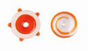 Orange Opal RO-2702-96 Glass Rods Coe96 Oceanside Compatible™ System 96® Glass Fusion Glass Fusing Warm Glass Opalized Opalescent Glass Rods for Beadwork Bead Making Mosaic dots Happy Glass Art Supply www.happyglassartsupply.com