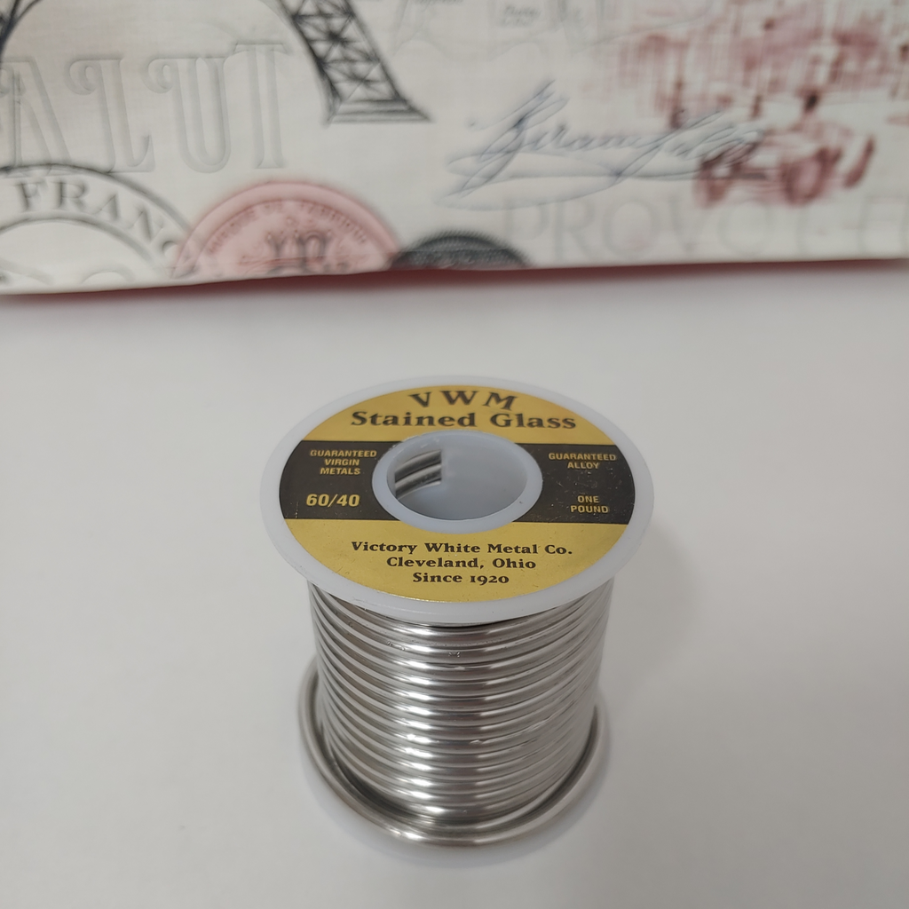 60/40 Stained Glass Solder 1 lb Spool 1/8 Dia. Free Shipping 50 Box -  Alassco Online Store