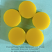Circle 1/2" Sunflower Yellow Opalescent Opaque Opal Opalized Water Jet PreCut System 96® Oceanside Compatible™ Waterjet Cut Fusible Glass Shape Happy Glass Art Supply www.happyglassartsupply.com
