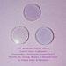 Fusible Glass 1/2" WaterJet PreCut Circle Crystal Clear Iridescent System96® - Oceanside Compatible™ Terrific for Fusing, Mosaic & Stained Glass System96 Happy Glass Art Supply www.happyglassartsupply.com