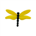 Dragonfly Small Yellow Wings PreCut System 96® at Happy Glass Art Supply www.happyglassartsupply.com