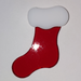Fusible Glass Christmas Stocking Water Jet PreCut System 96® Fusible Xmas Light Oceanside Compatible (2 pieces) Happy Glass Art Supply www.happyglassartsupply.com