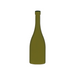 Wine Bottle Green Translucent PreCut System 96® System 96® Oceanside Compatible™ Waterjet Cut Fusible Glass Shape Happy Glass Art Supply www.happyglassartsupply.com