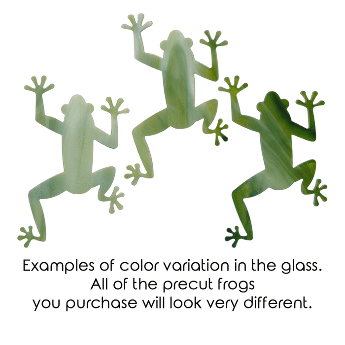 Frog PreCut System 96® Oceanside Compatible™ Waterjet Cut Fusible Glass Shape Happy Glass Art Supply www.happyglassartsupply.com