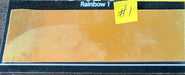 CBS Dichroic Coe 96 Smooth Texture Rainbow 1 on Black Thin 1.5" x 5" at Happy Glass Art Supply