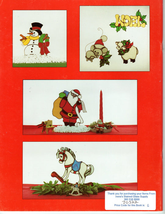 Christmas Traditions in Glass Art Pattern Book by Terra Happy Glass Art Supply www.happyglassartsupply.com