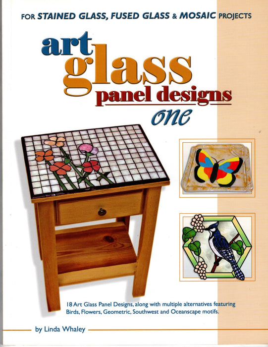 For Stained Glass, fused Glass & Mosaic Projects by Linda Whaley Art Glass Panel Designs One 18 Art Glass Panel Designs, along with multiple alternatives featuring Birds, Flowers, Geometric, Southwest and Ocean Scape motifs. A terrific Glass Artist Gift Present Happy Glass Art Supply www.happyglassartsupply.com