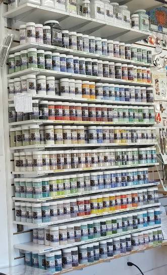 Pewter Opal Opalescent System96 Oceanside Compatible™ Coe96 Fusible Glass Medium Frit Happy Glass Art Supply www.happyglassartsupply.com