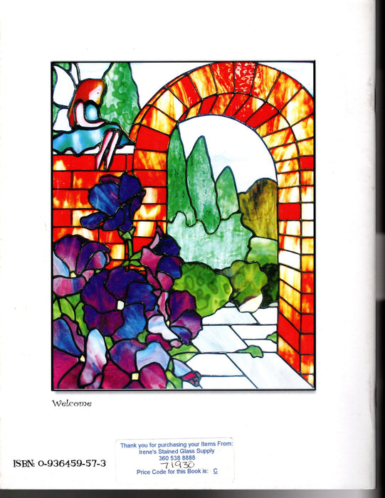 Garden In Bloom by Lisa Vogt  11 Full-Sized patterns for the garden.   Glass Requirements and Special Instructions A terrific Glass Artist Gift Present Happy Glass Art Supply www.happyglassartsupply.com
