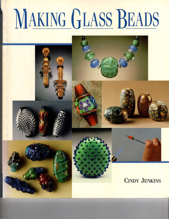 Making Glass Beads Instruction Book by Cindy Jenkins Step-by step photos show you how to form your first bead easily, learn many of the secrets that were guarded for centuries by Venetian Glassmakers.  You'll be able to gradually build your bead making expertise, beginning with the basic methods for making and decorating beads then working up to more advanced approaches A terrific Glass Artist Gift Present Happy Glass Art Supply www.happyglassartsupply.com