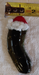 Christmas Pickle with Red Hat Fused Glass Ornament Happy Glass Art Supply www.happyglassartsupply.com Irene Richardson