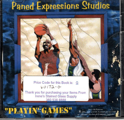 Paned Expression Studios Pattern CD, Playin’ Games Happy Glass Art Supply www.happyglassartsupply.com