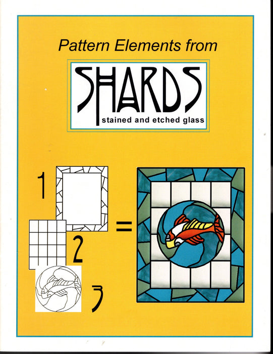 Pattern Elements from Shards Designs Stained Glass Art Pattern