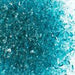 Blue Topaz Transparent System96 Oceanside Compatible™ Coe96 Fusible Glass Medium Frit Happy Glass Art Supply www.happyglassartsupply.com