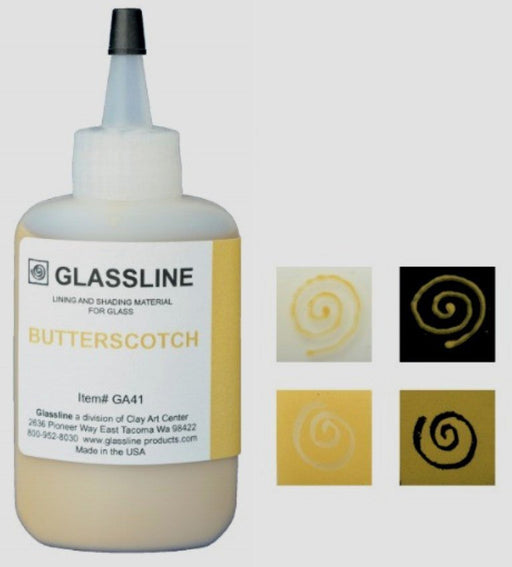 Butterscotch - Glassline Fusing Paint Pen GA 41 at www.happyglassartsupply.com