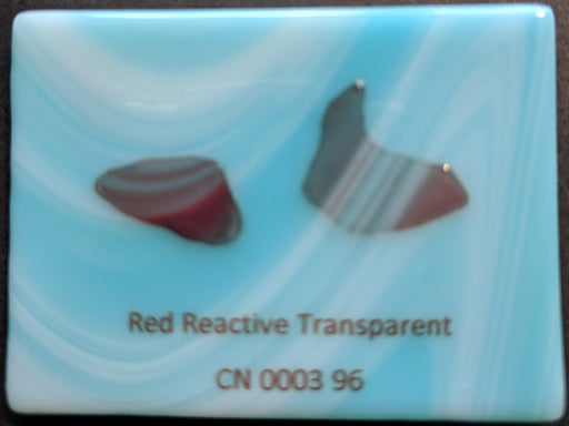Red Reactive Clear Transparent Trans fusible glass frit Oceanside Compatible System96 Coe96 at www.happyglassartsupply.com
