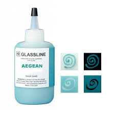 Aegean - Glassline Fusing Paint Pen at www.happyglassartsupply.com