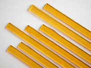 Pale Amber Transparent System96 Oceanside Compatible™ Noodles at www.happyglassartsupply.com